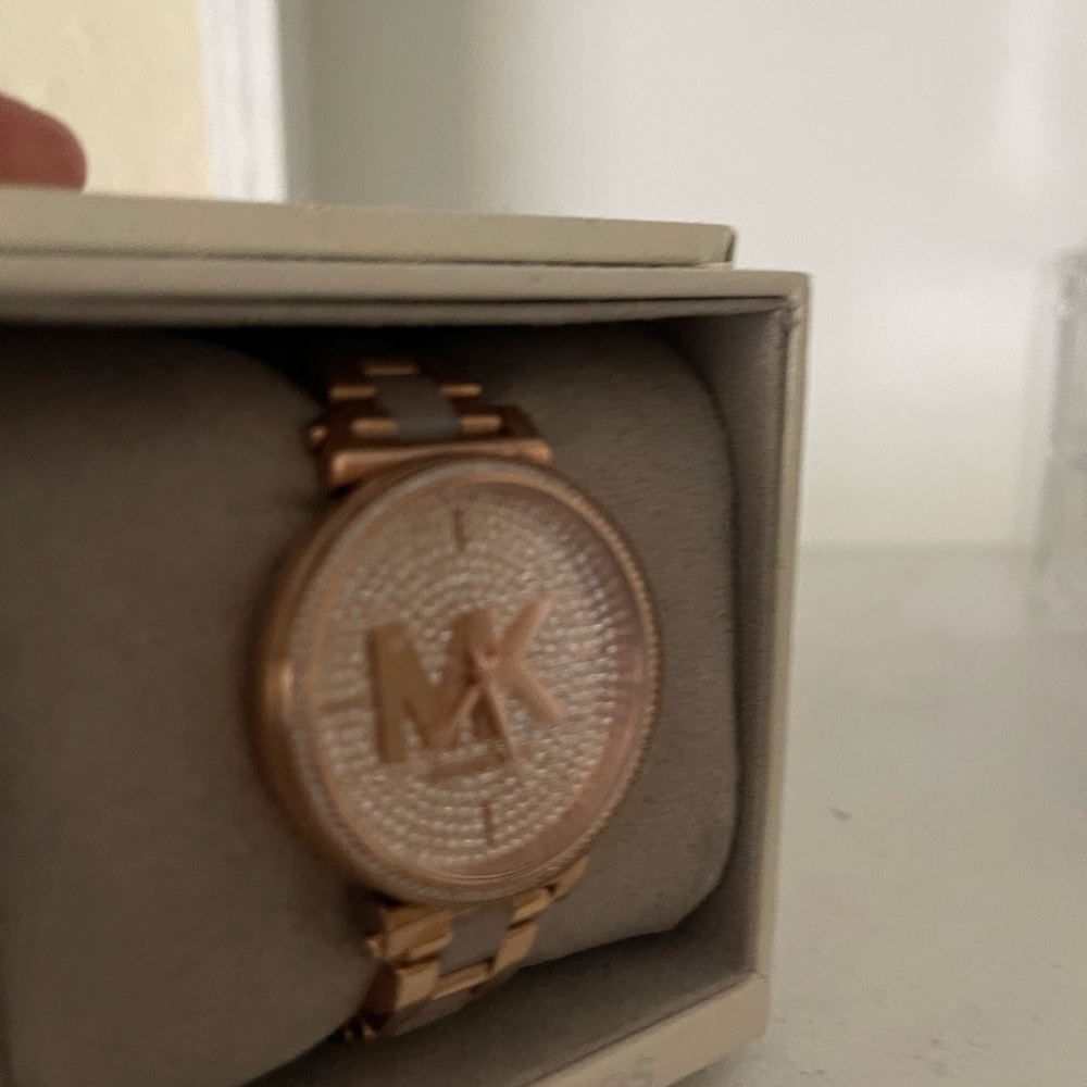 Rose Gold MK watch